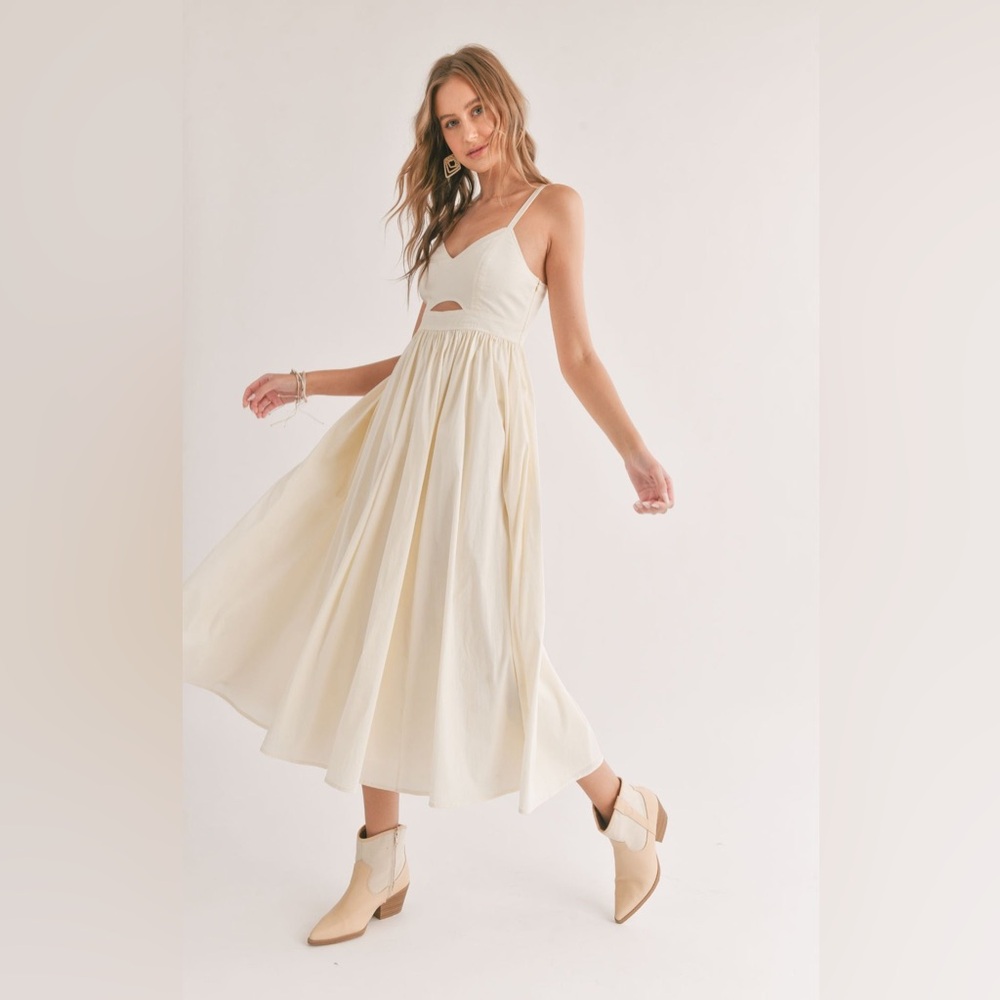 Sadie & Sage Cream Maxi Dress